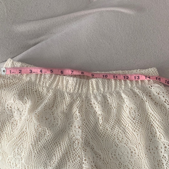 No Boundaries Cream Crochet Lace Wide-Leg Pants - Picture 6 of 7